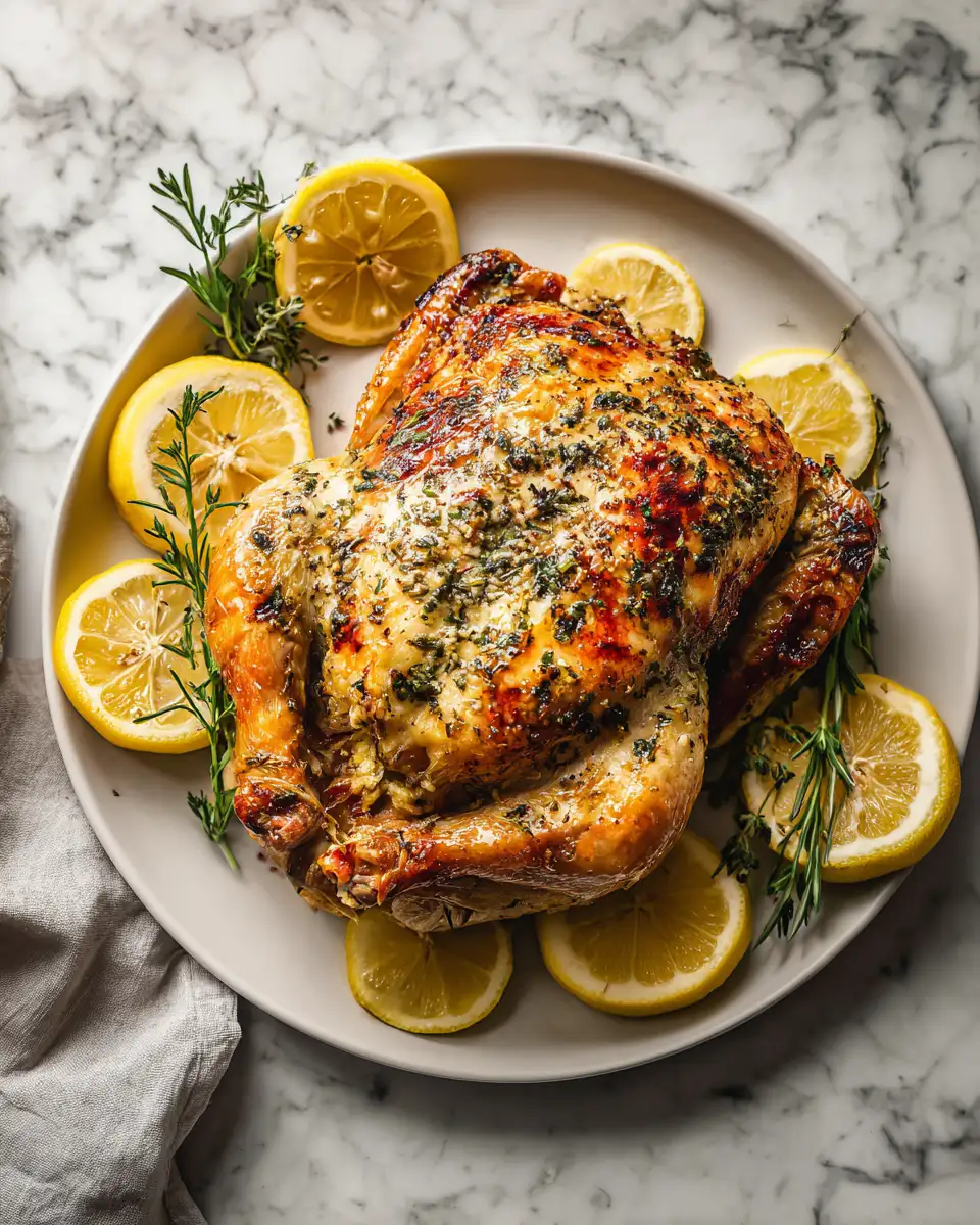 Final dish - Zesty Perfection: Mastering Lemon Herb Roasted Chicken