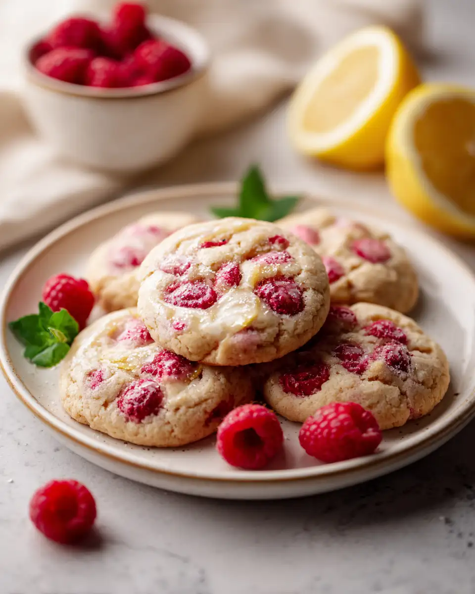 Zesty Bliss: Irresistible Lemon Raspberry Cookies to Brighten Your Day - Featured Image