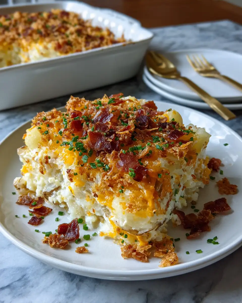 Ultimate Comfort: Discover the Magic of Loaded Baked Potato Casserole - Featured Image