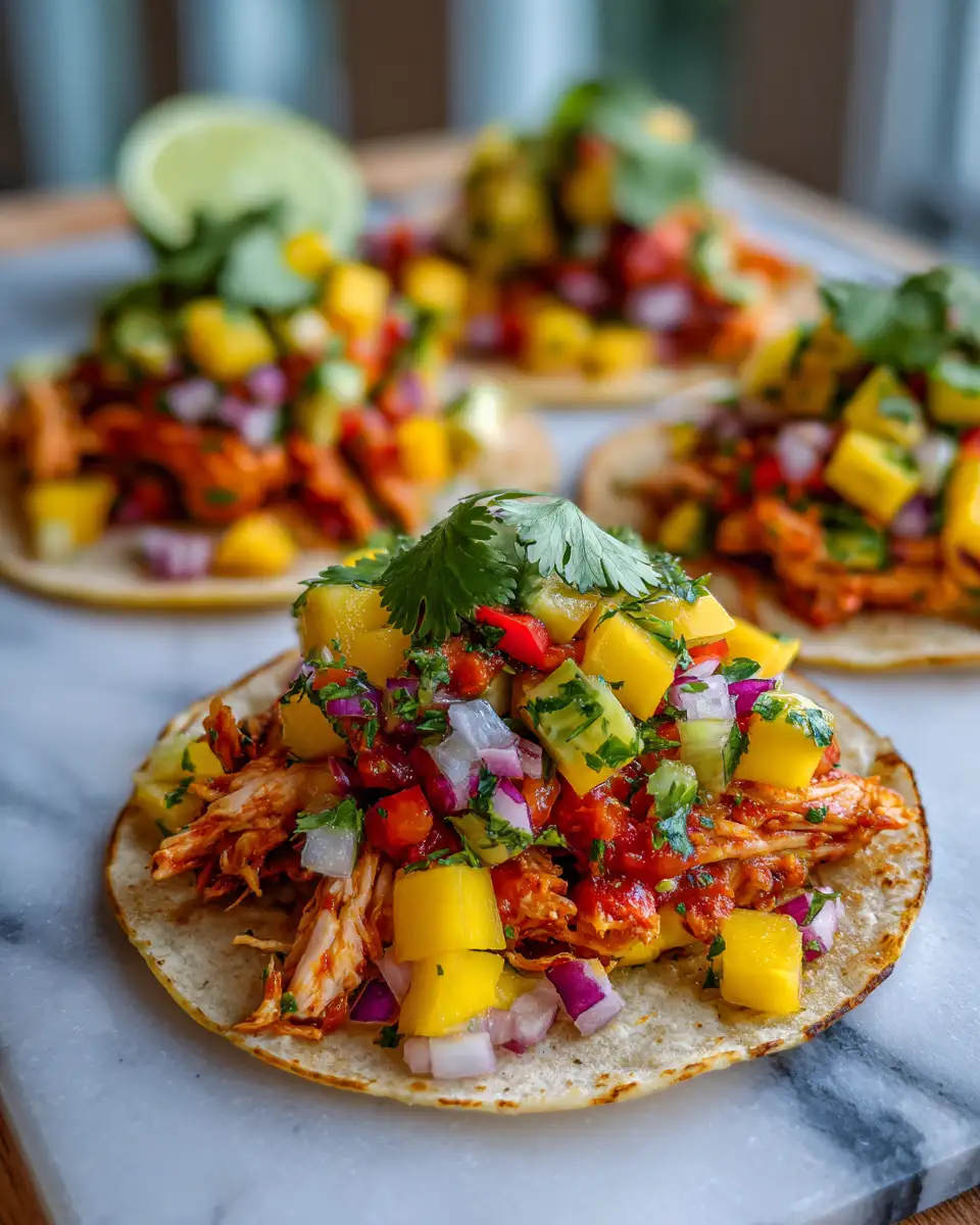 Zesty Mango Salsa Chicken Tacos: A Tropical Twist on Taco Night - Featured Image