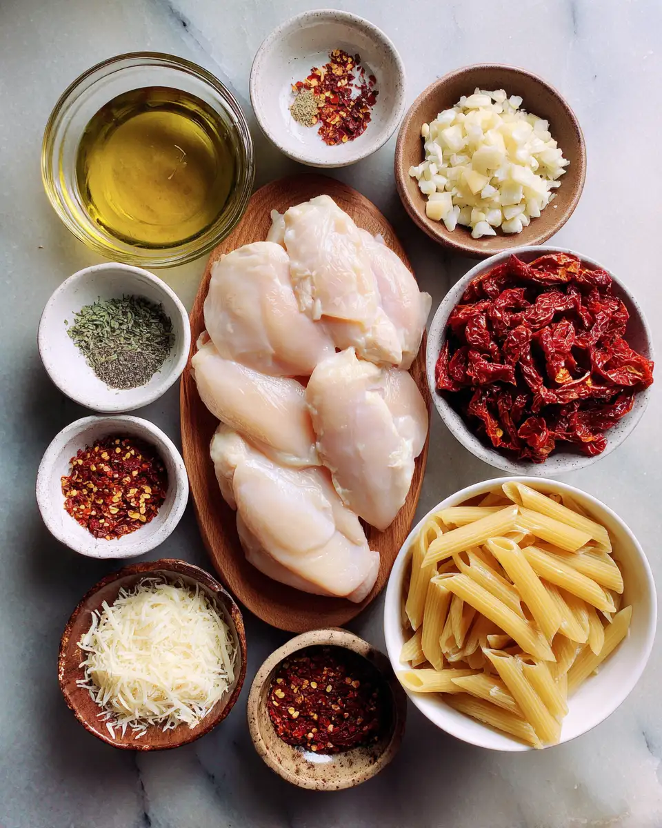 Marry Me Chicken Pasta: The Irresistible Dish That Wins Hearts 4 Ingredients for Marry Me Chicken Pasta: The Irresistible Dish That Wins Hearts