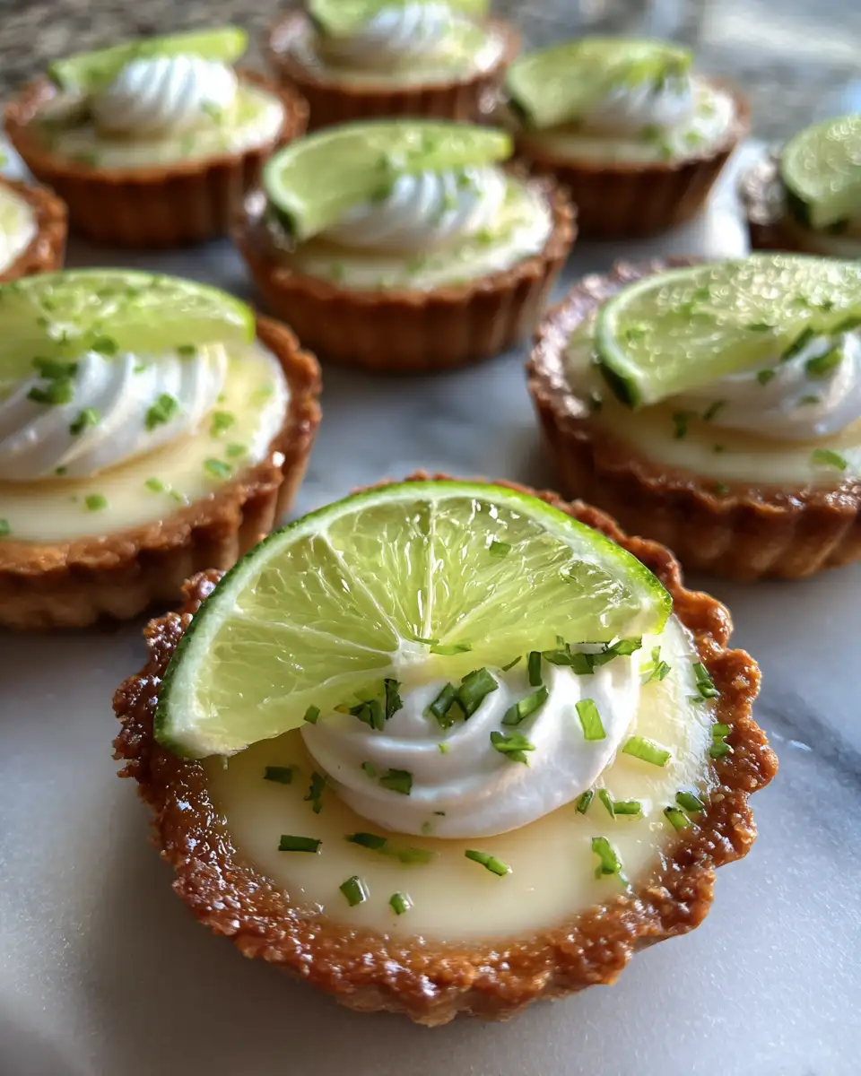 Final dish - Tiny Tropical Delights: Savor the Zest of Mini Key Lime Pies
