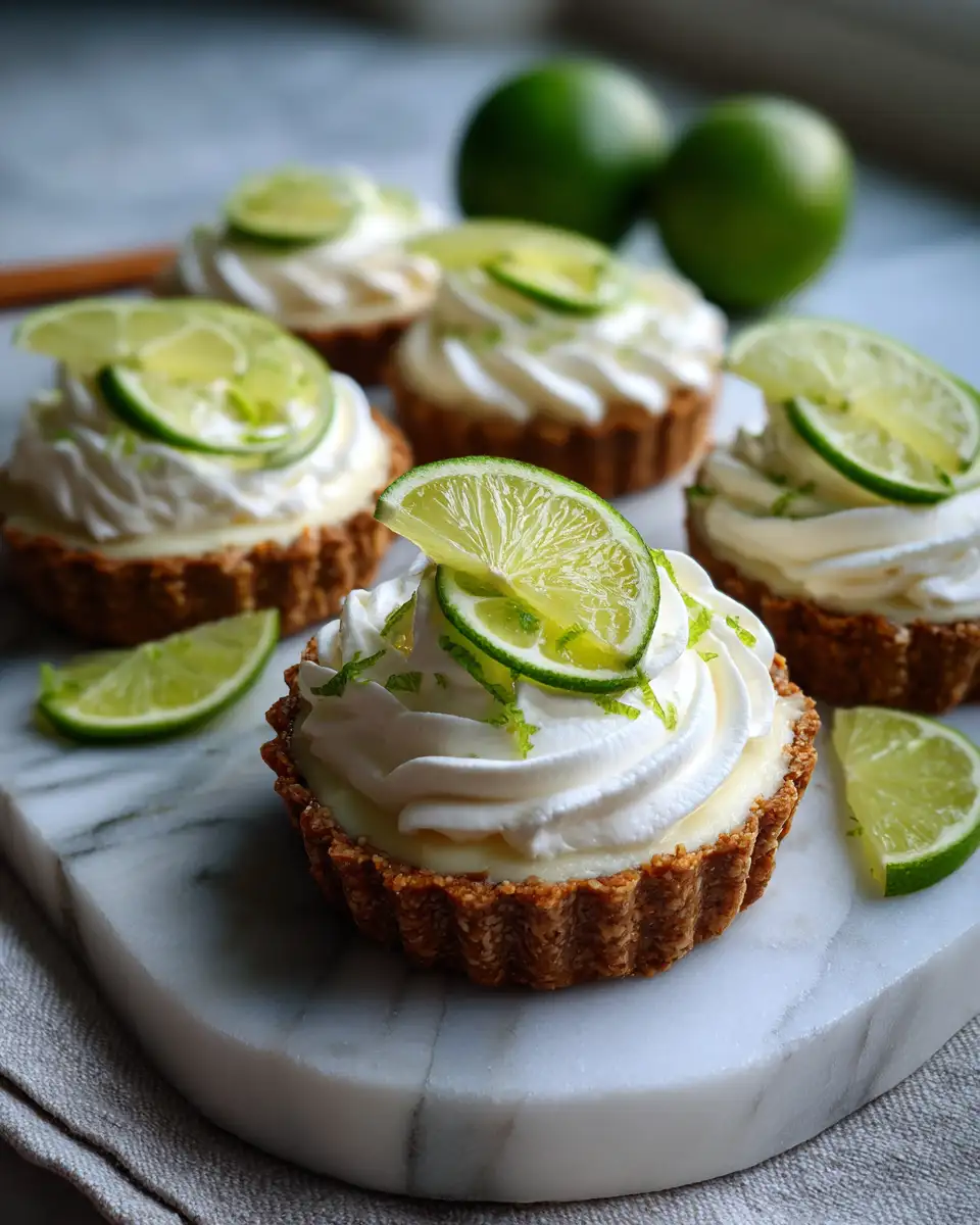 Final dish - Effortless Delight No-Bake Mini Key Lime Pies