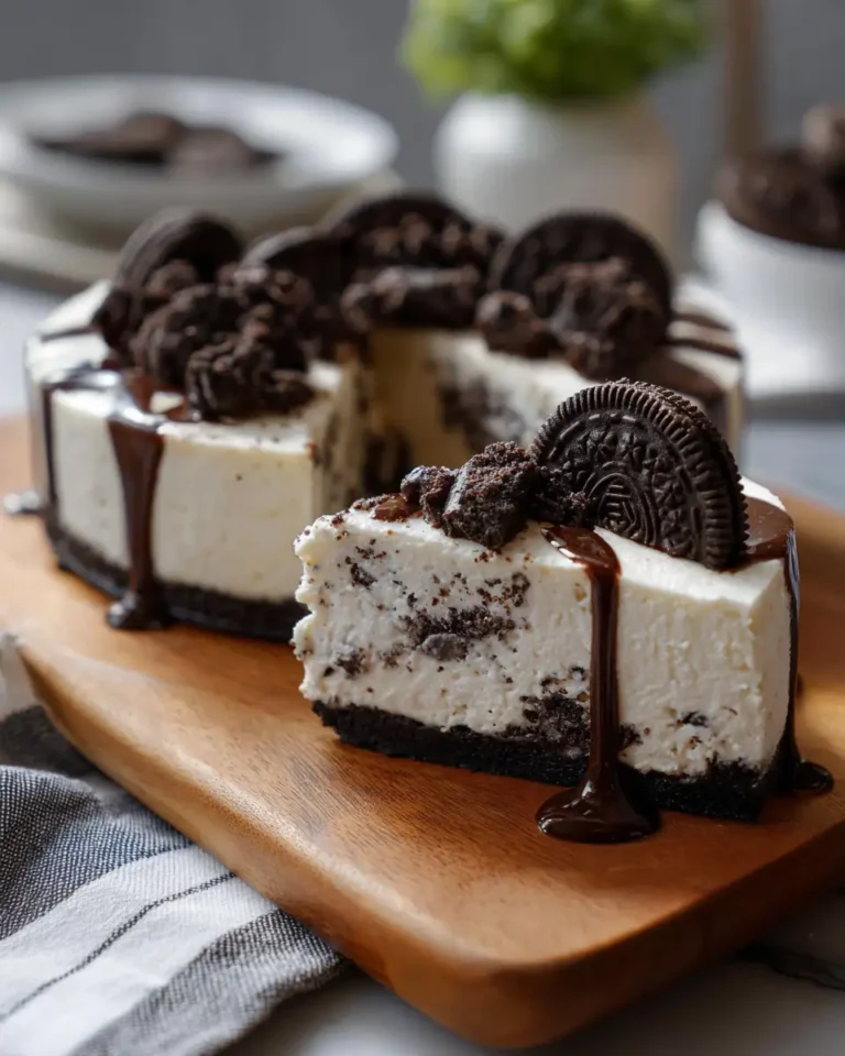 Indulge in Creamy Bliss with This Irresistible No-Bake Oreo Cheesecake - Featured Image