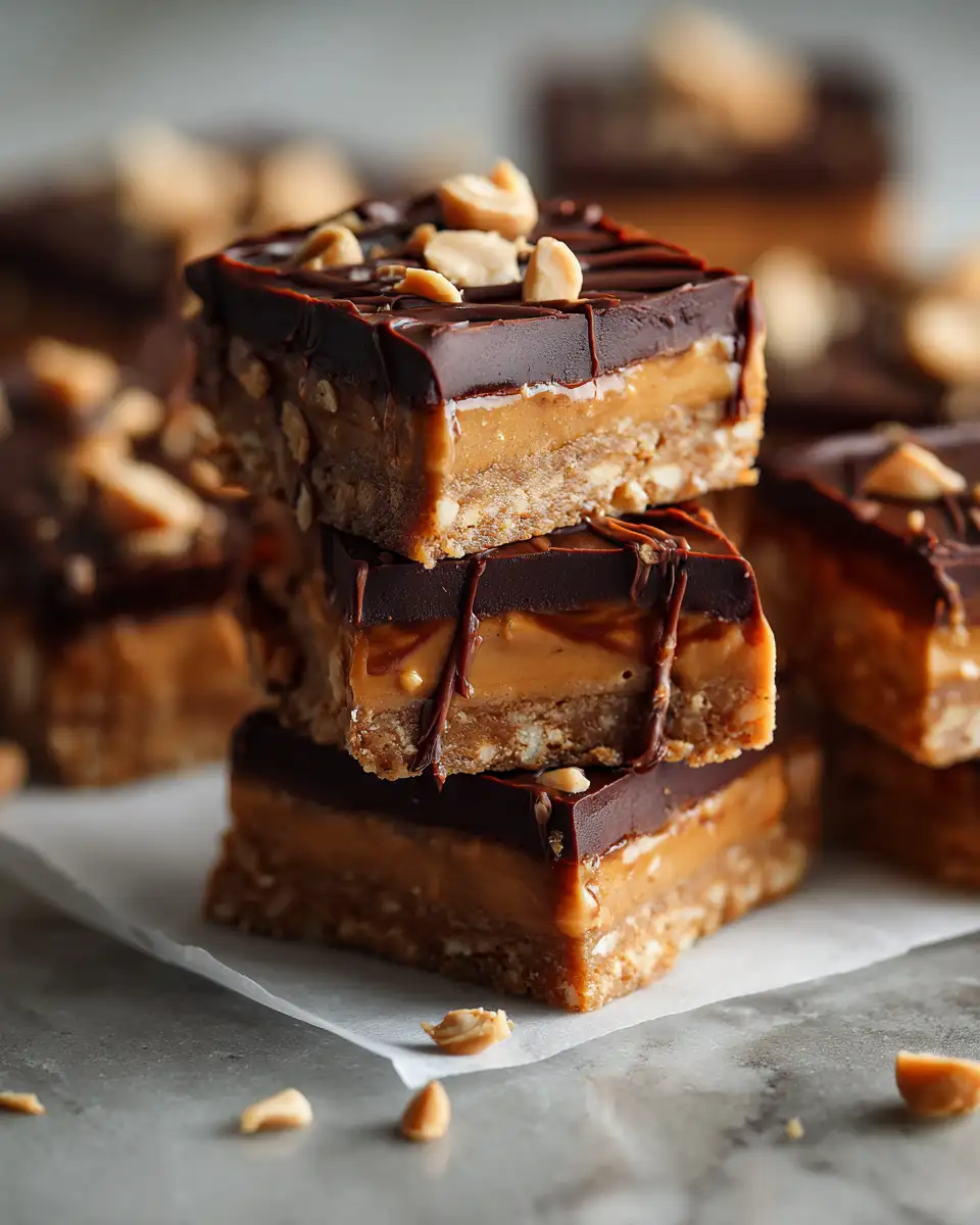 Irresistible No Bake Peanut Butter Bars You Need to Try Today - Featured Image