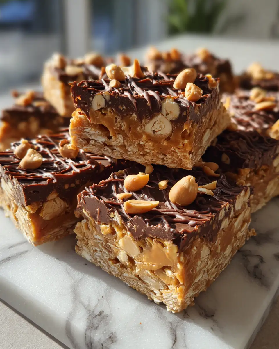 Final dish - Irresistible No Bake Peanut Butter Bars You Need to Try Today