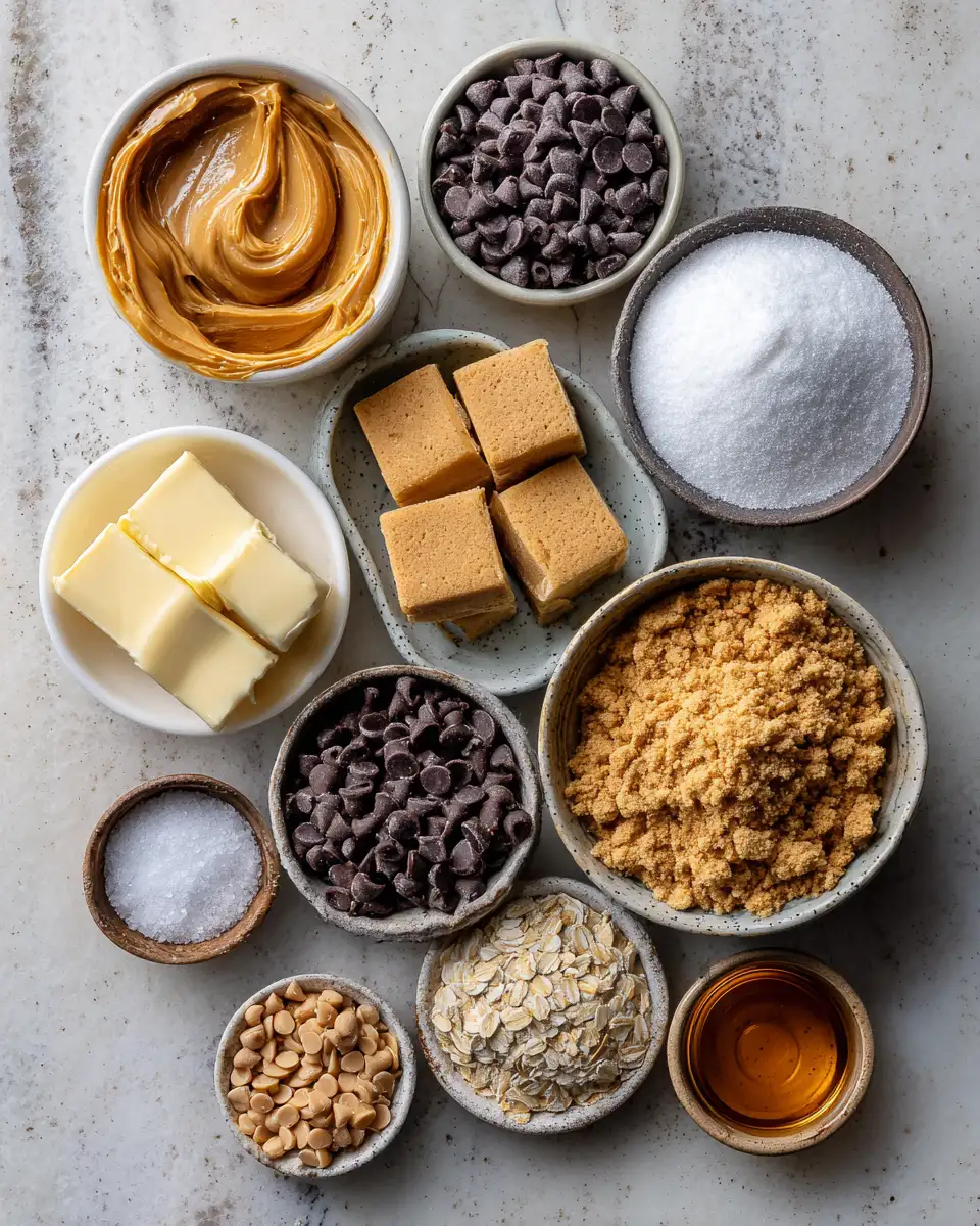 Ingredients for Irresistible No Bake Peanut Butter Bars You Need to Try Today