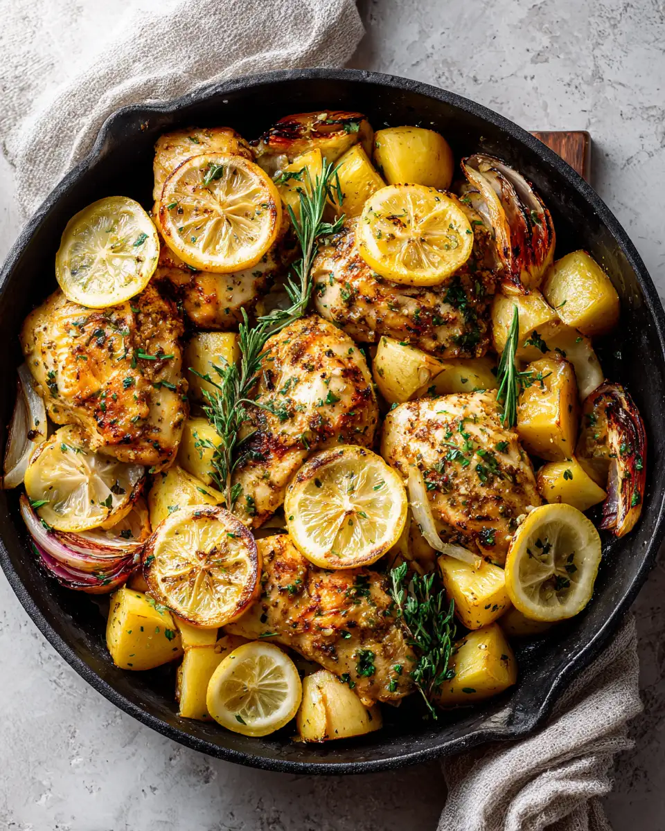 Zesty One-Pan Lemon Garlic Chicken: A Flavorful Dinner in a Flash - Featured Image