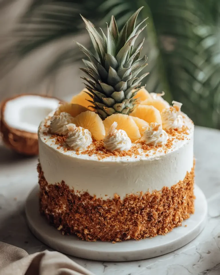 Tropical Delight: Indulge in Pineapple Carrot Cream Cake Magic - Featured Image