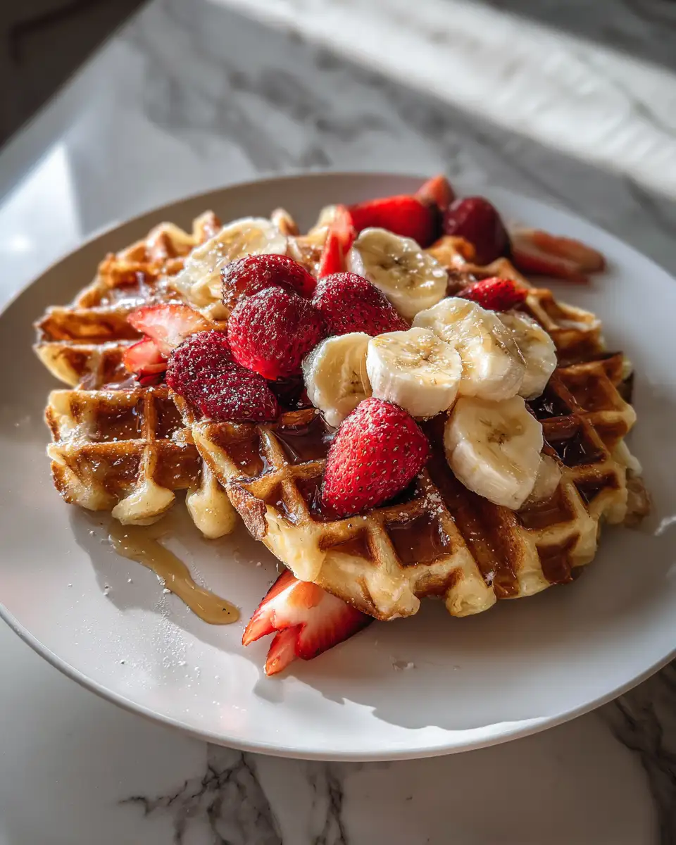 Final dish - Crispy Potato Waffles: The Ultimate Comfort Food Twist