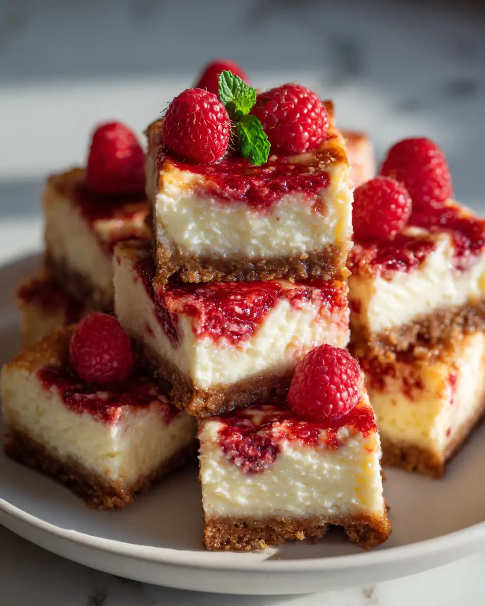 Irresistibly Delicious Raspberry Cheesecake Bars You Need to Try - Featured Image