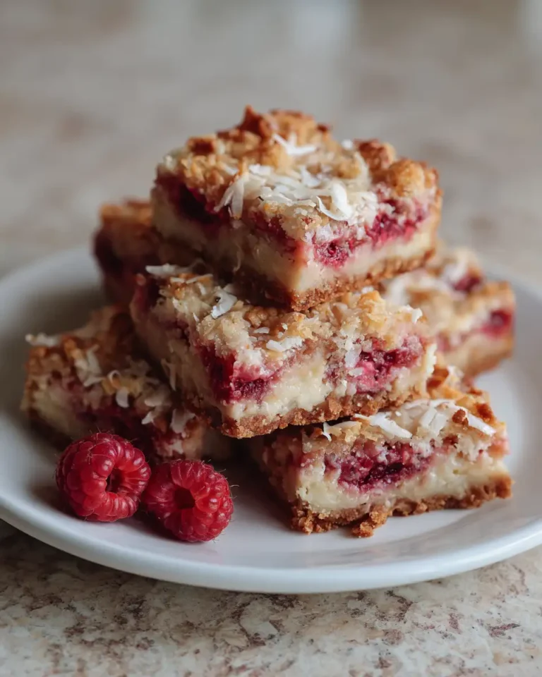 Indulge in Sweet Bliss with Raspberry Coconut Magic Bars - Featured Image