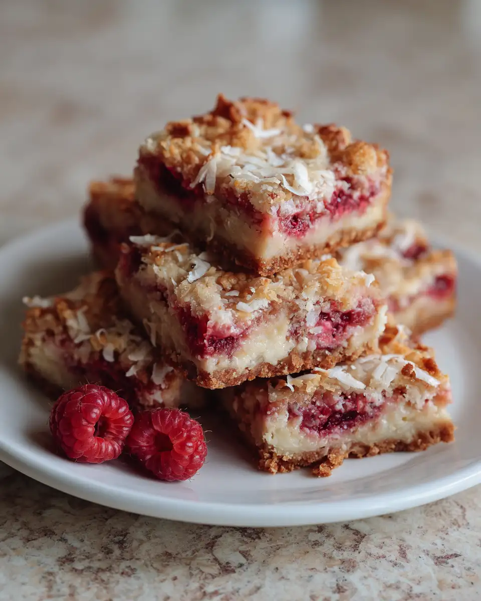 Indulge in Sweet Bliss with Raspberry Coconut Magic Bars - Featured Image