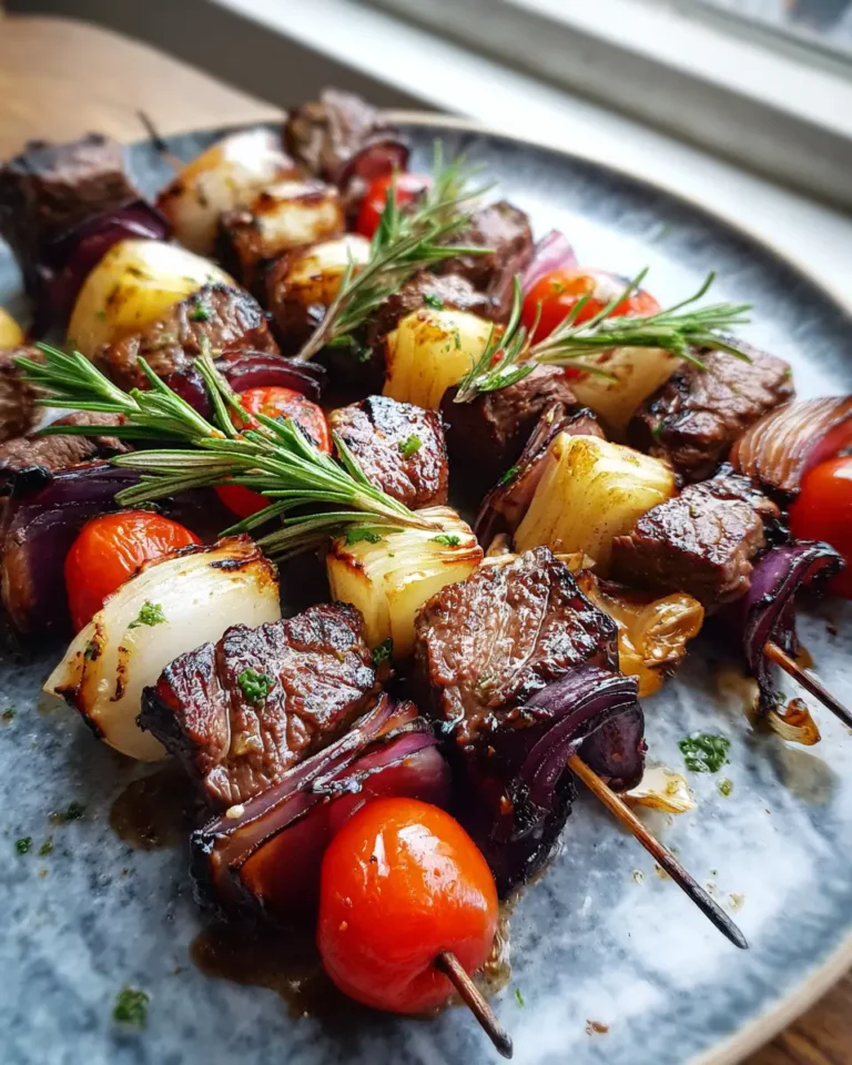 Sizzle and Spice: Perfect Rosemary Garlic Steak Kebabs - Featured Image