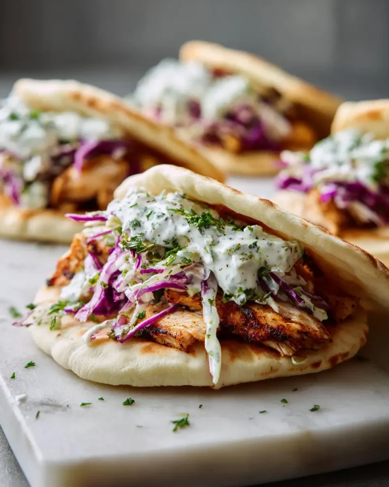 Savor the Simplicity: Sheet Pan Chicken Pitas with Fresh Herb Ranch Slaw - Featured Image