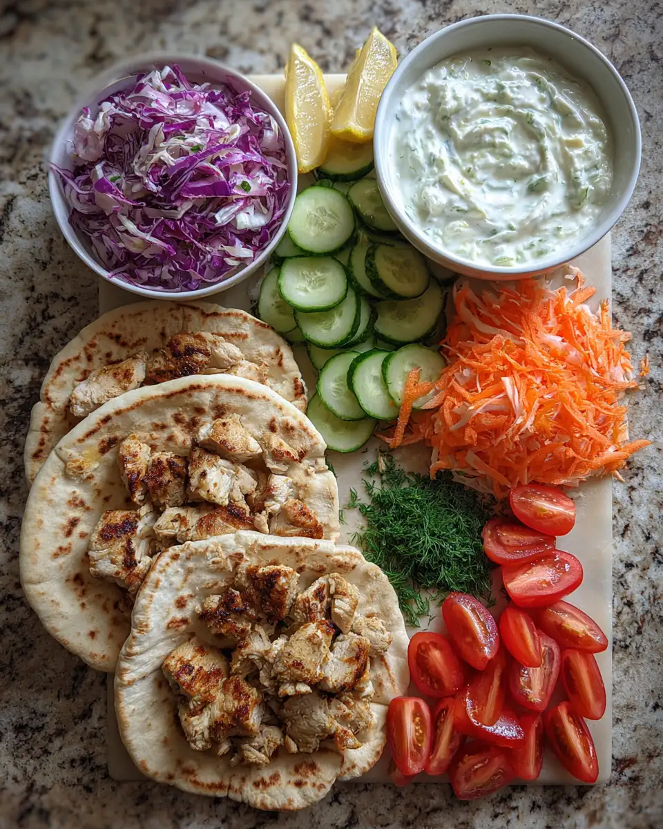 Ingredients for Savor the Simplicity: Sheet Pan Chicken Pitas with Fresh Herb Ranch Slaw