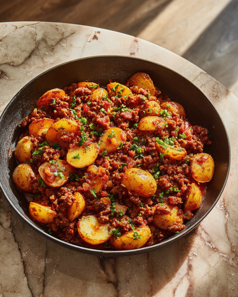 Sizzling Sloppy Joe Potato Skillet Sensation - Featured Image