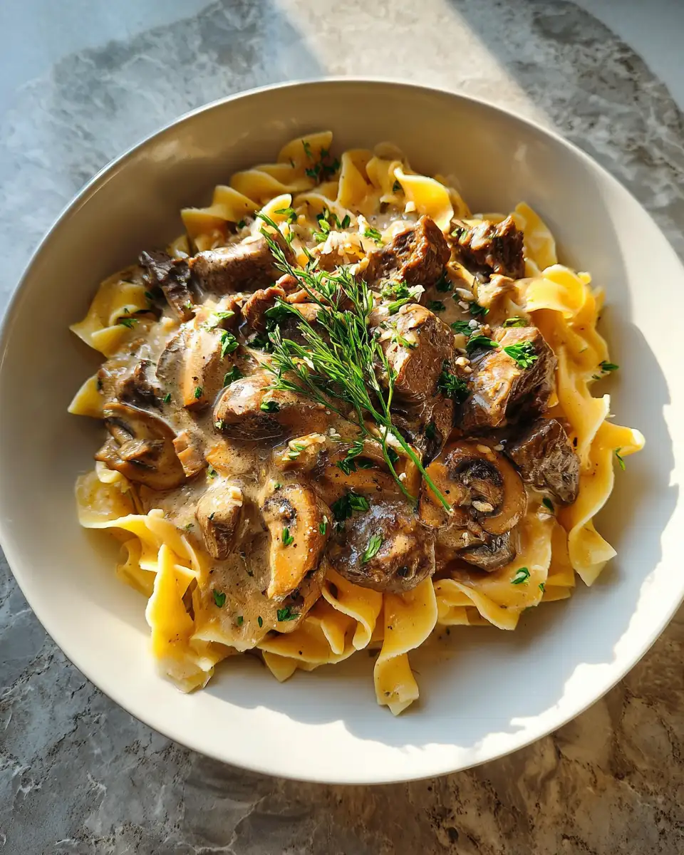 Savor the Comfort: Slow Cooker Beef Stroganoff Made Easy - Featured Image