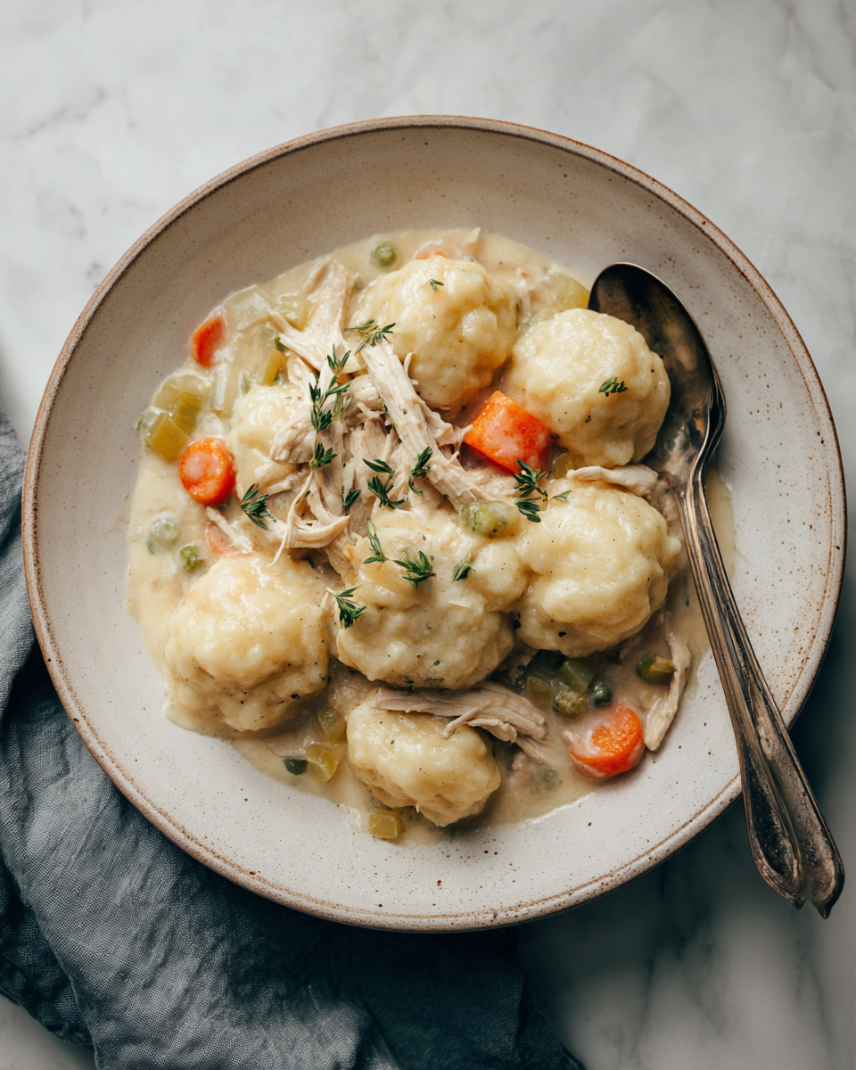 Cozy Comfort: Slow Cooker Chicken and Dumplings Delight - Featured Image