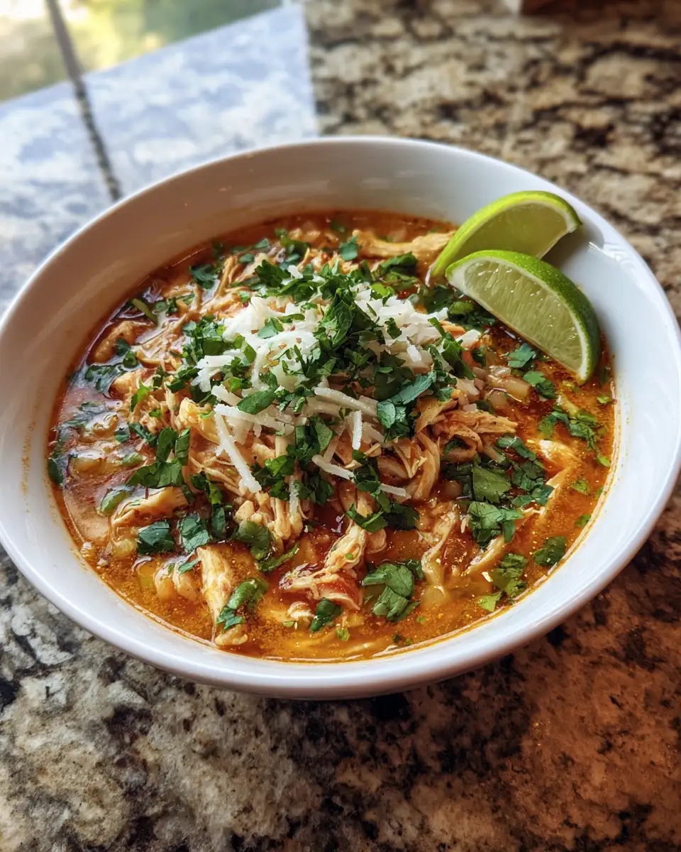 Final dish - Savor the Flavor: Ultimate Slow Cooker Chicken Tortilla Soup Extravaganza