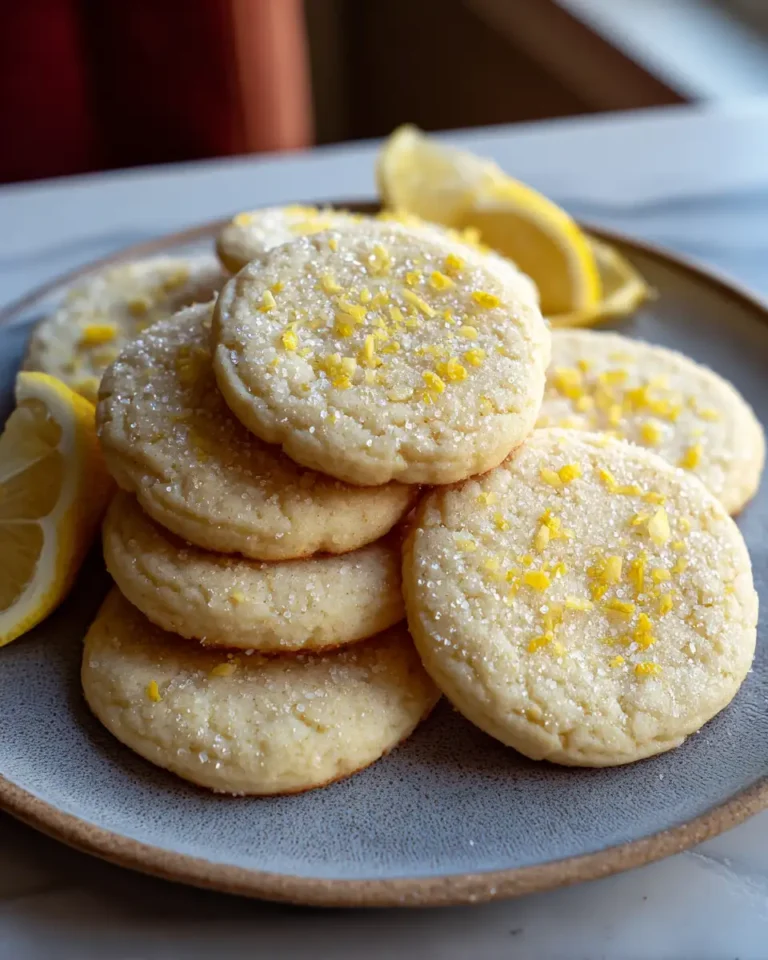 Irresistibly Soft Lemon Sugar Cookies: A Zesty Twist on a Classic Treat - Featured Image