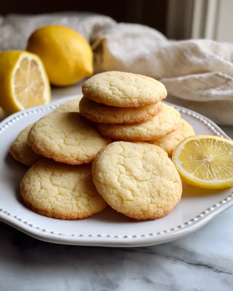 Irresistibly Soft Lemon Sugar Cookies: A Zesty Sweet Treat - Featured Image