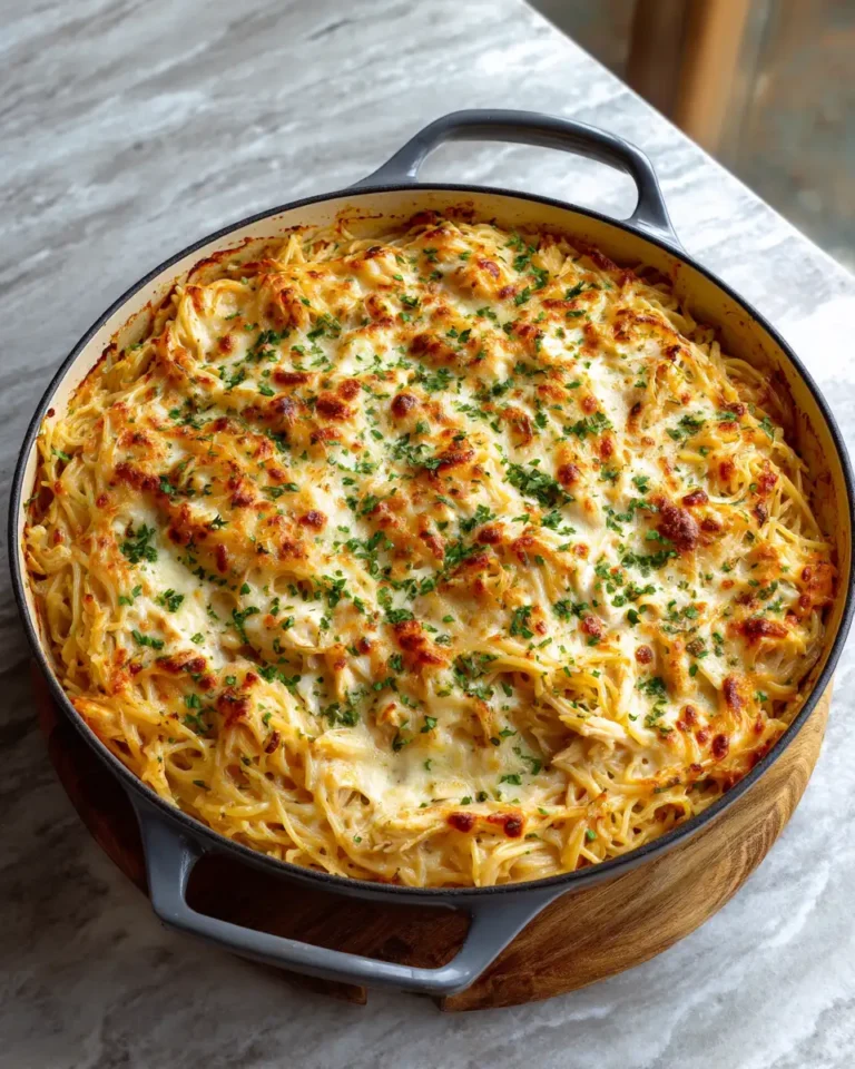 Irresistible Southern Chicken Spaghetti Casserole: A Comfort Food Classic - Featured Image