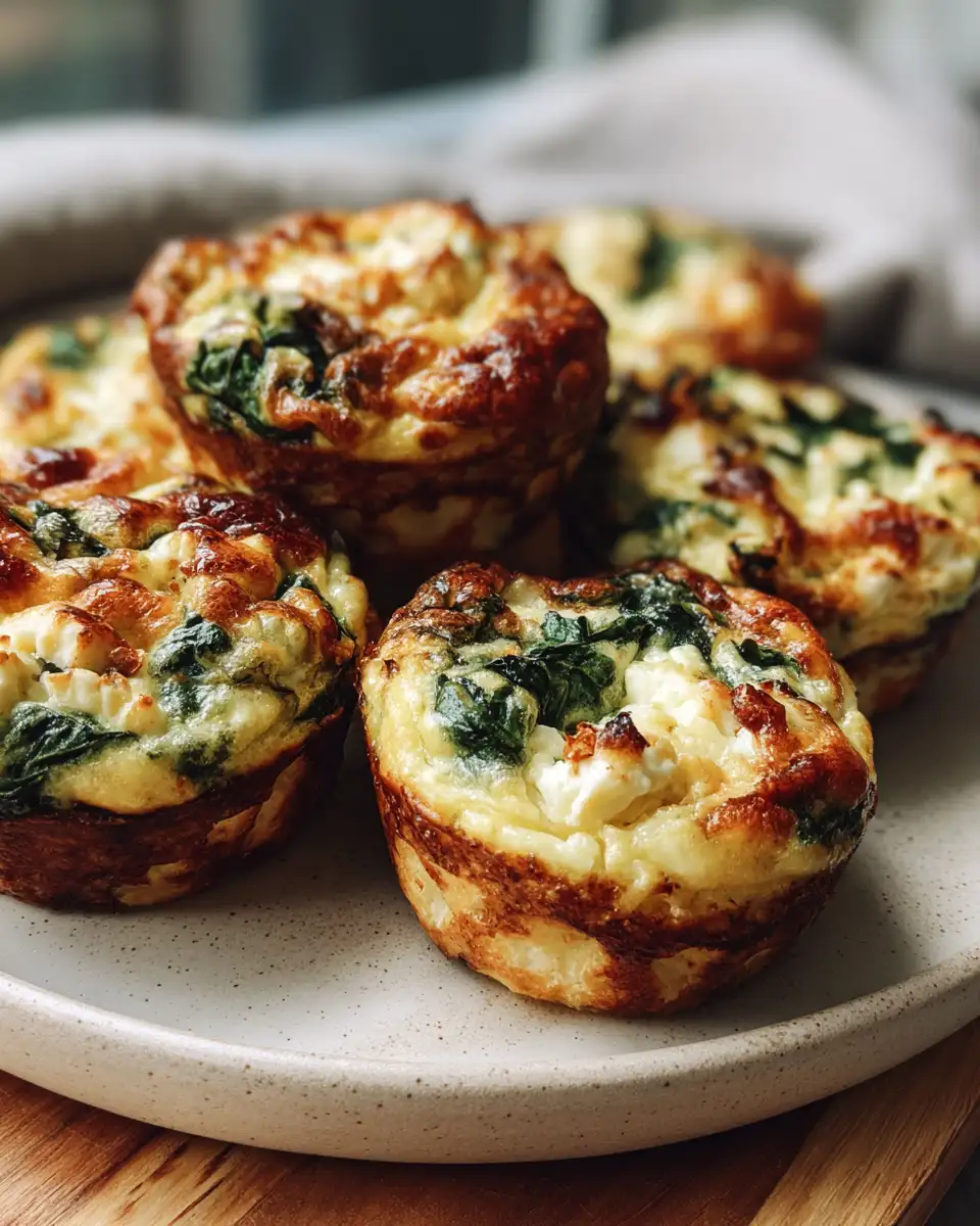 Savory Mornings: Irresistible Spinach Quiche Muffins - Featured Image