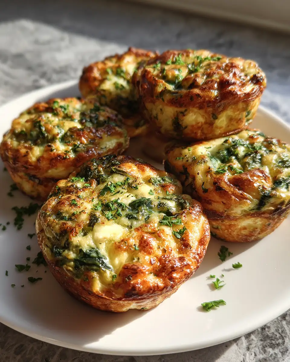Final dish - Savory Mornings: Irresistible Spinach Quiche Muffins