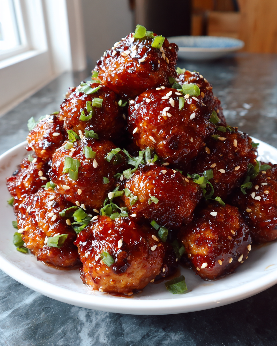 Irresistibly Delicious: Sticky Honey Garlic Meatballs That You'll Crave - Featured Image