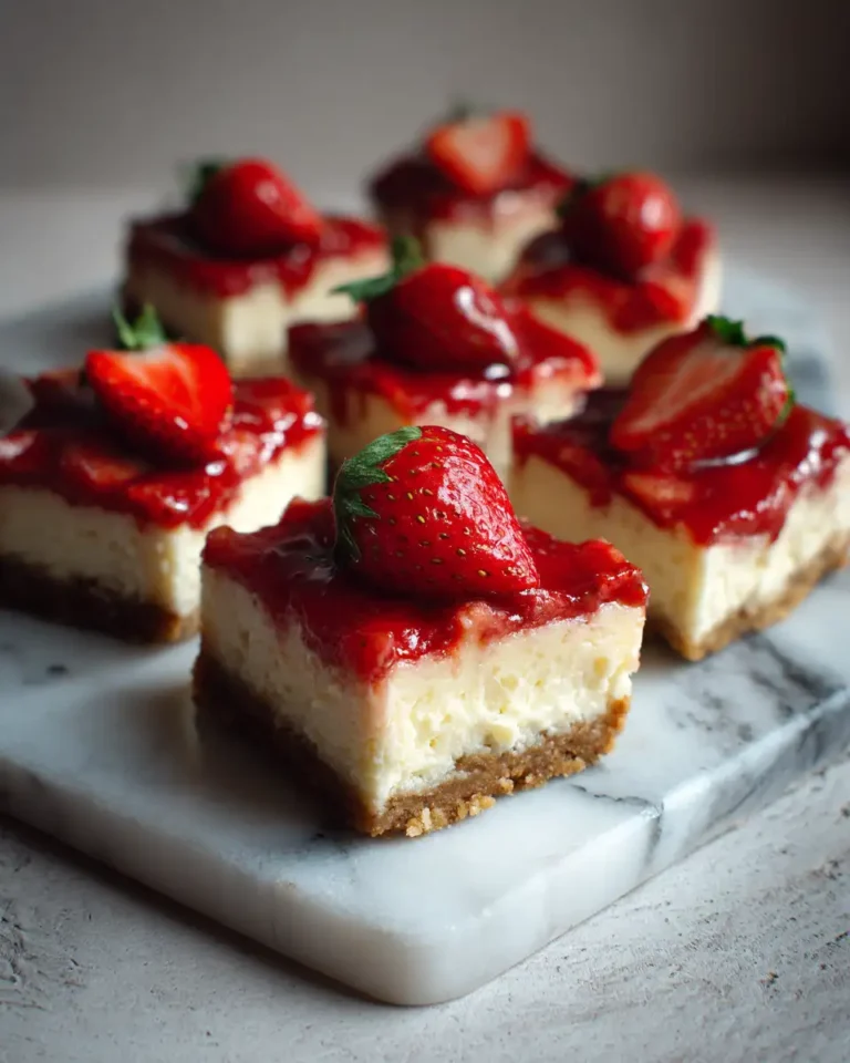 Irresistible Strawberry Cheesecake Bars: A Sweet Slice of Heaven - Featured Image