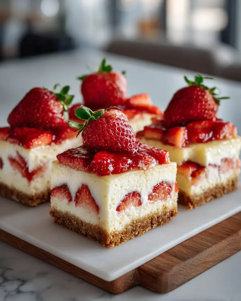Irresistible Strawberry Cheesecake Bars That Will Sweeten Your Day - Featured Image