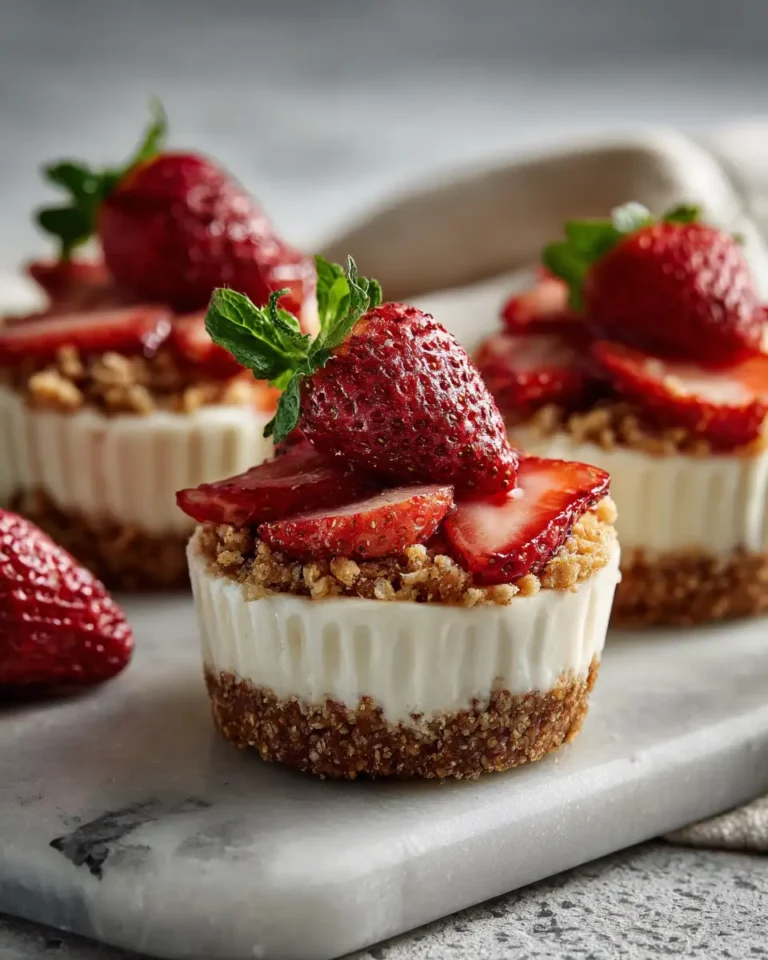 Berry Bliss Delight: Strawberry Crunch Cheesecake Cups Unveiled - Featured Image