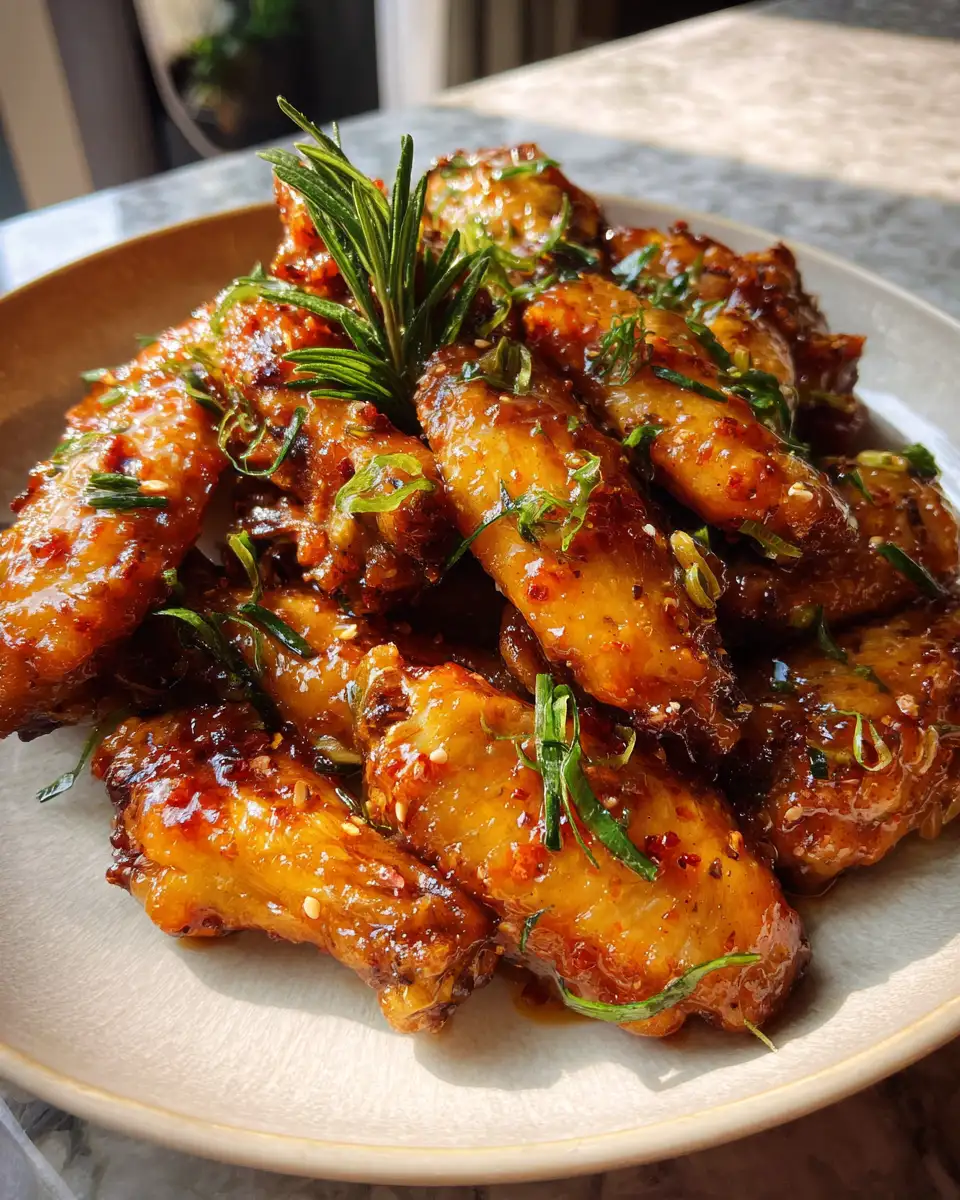 Sweet and Spicy Honey Wings: A Flavor Adventure You Can't Resist 6 Final dish - Sweet and Spicy Honey Wings: A Flavor Adventure You Can't Resist