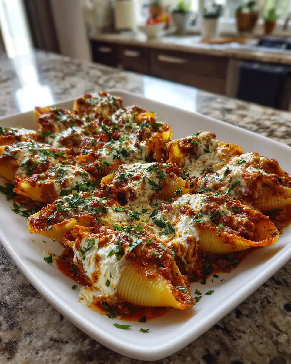 Final dish - Taco Stuffed Shells: A Fiesta of Flavors in Every Bite