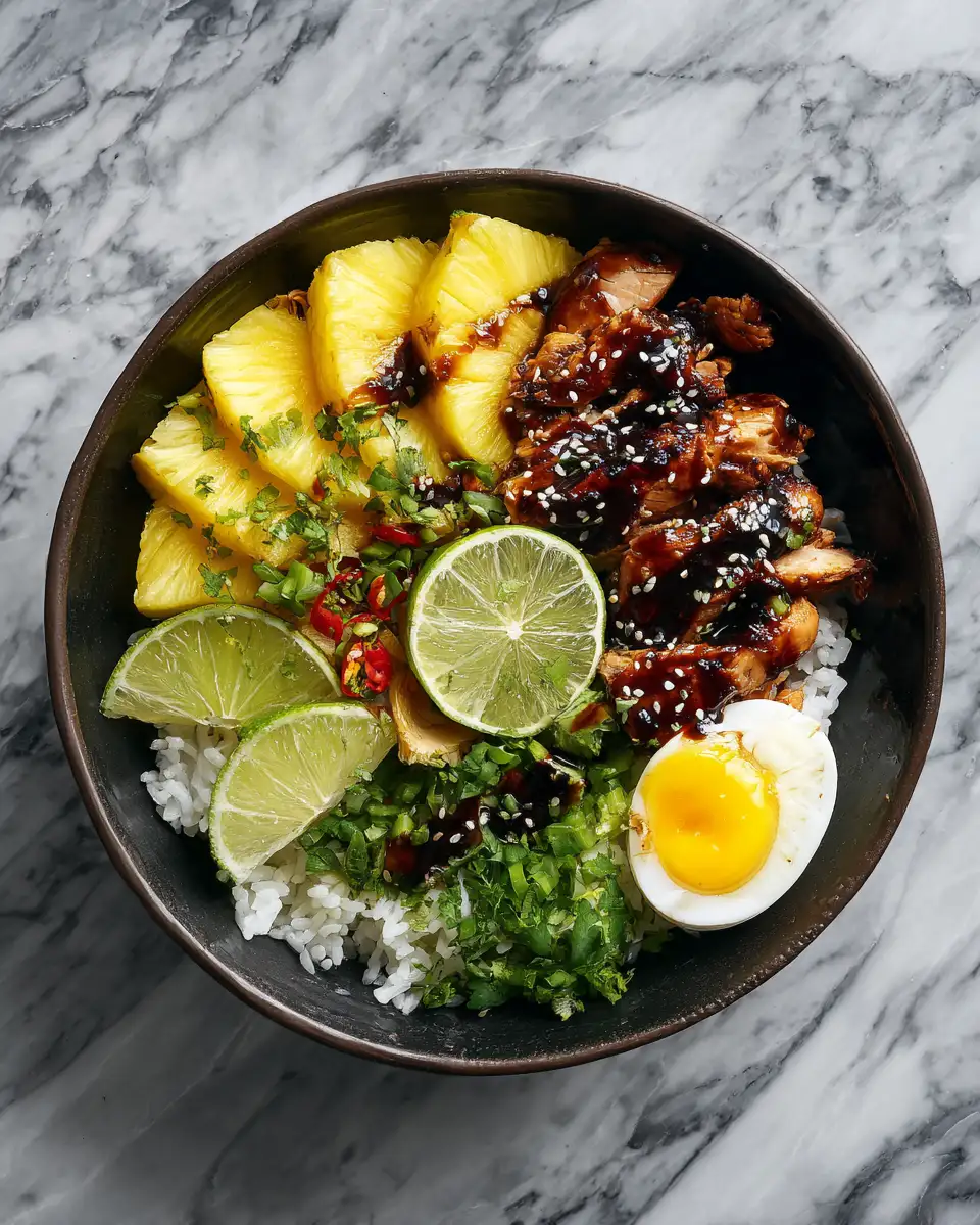 Savor the Tropics with Teriyaki Chicken Pineapple Bowls - Featured Image