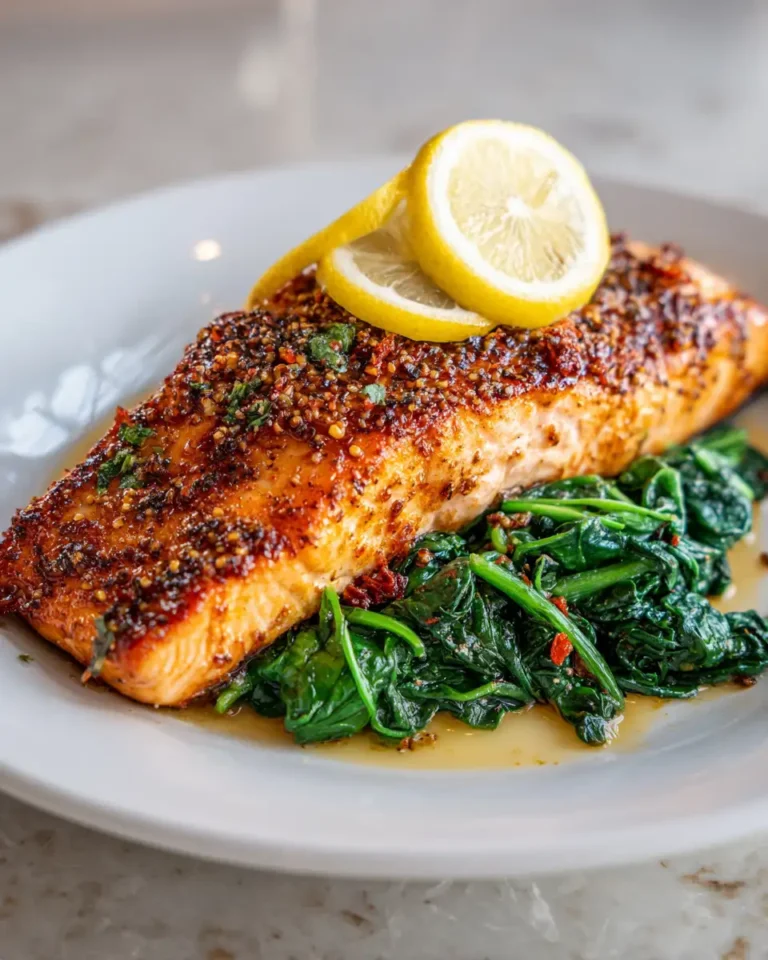 Savor the Flavors: Tuscan Garlic Butter Salmon with Spinach Delight - Featured Image