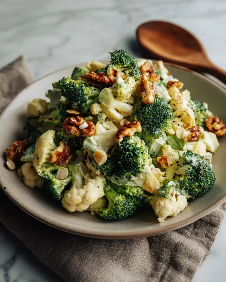 Crunchy Delight: Apple Broccoli Cauliflower Salad That Will Refresh Your Taste Buds - Featured Image