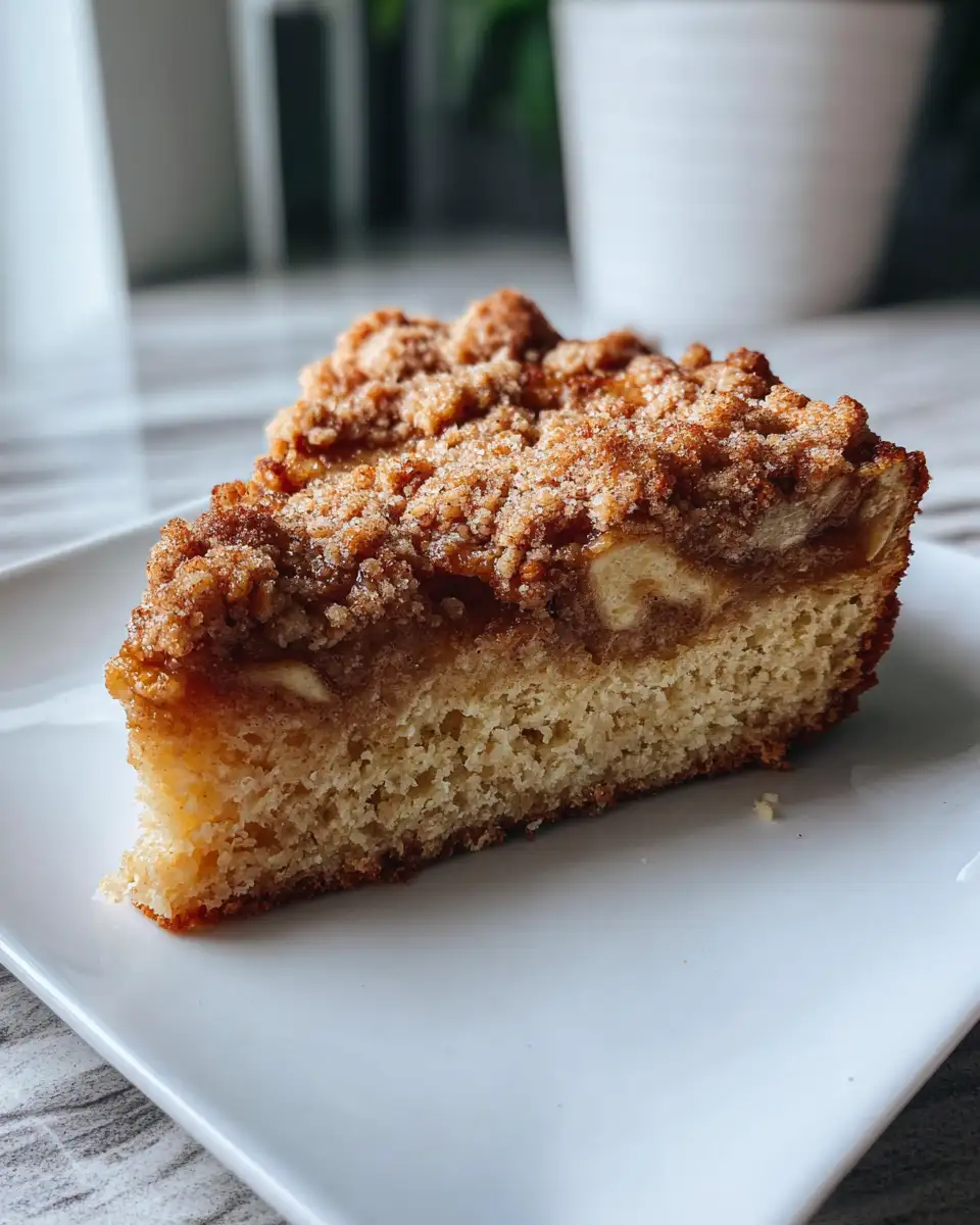 Irresistible Apple Cinnamon Crumble Cake: A Cozy Fall Delight - Featured Image