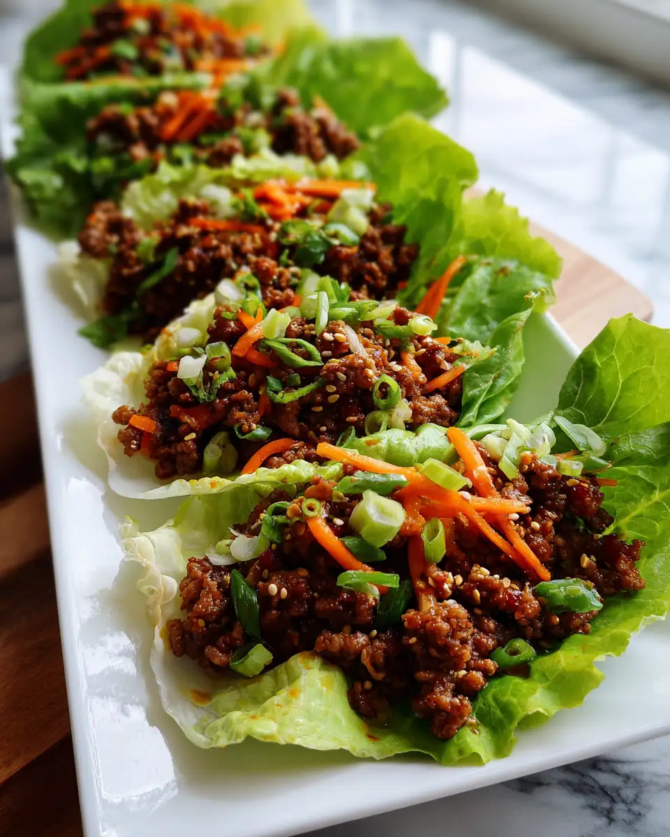 Flavor-Packed Asian-Style Ground Beef Lettuce Wraps You Need to Try - Featured Image