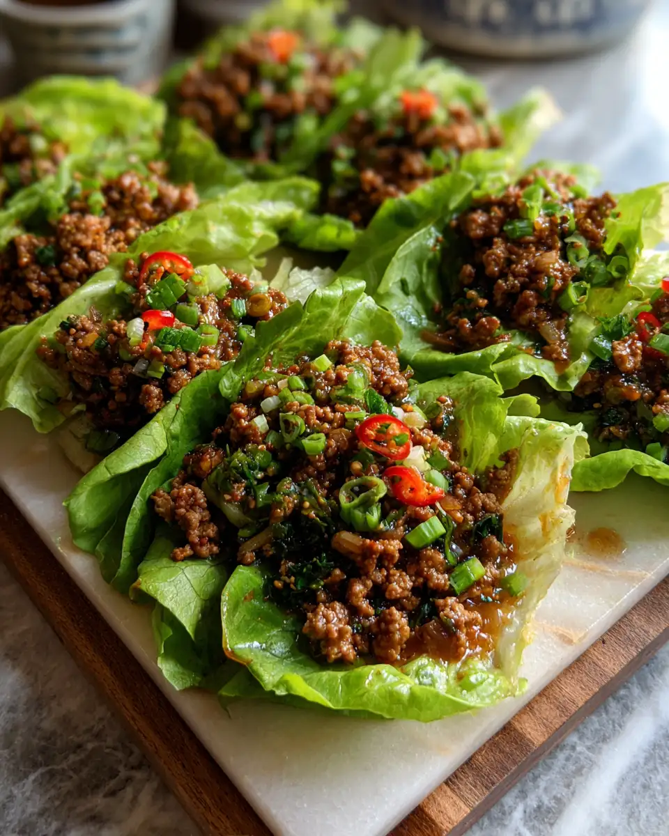 Final dish - Flavor-Packed Asian-Style Ground Beef Lettuce Wraps You Need to Try