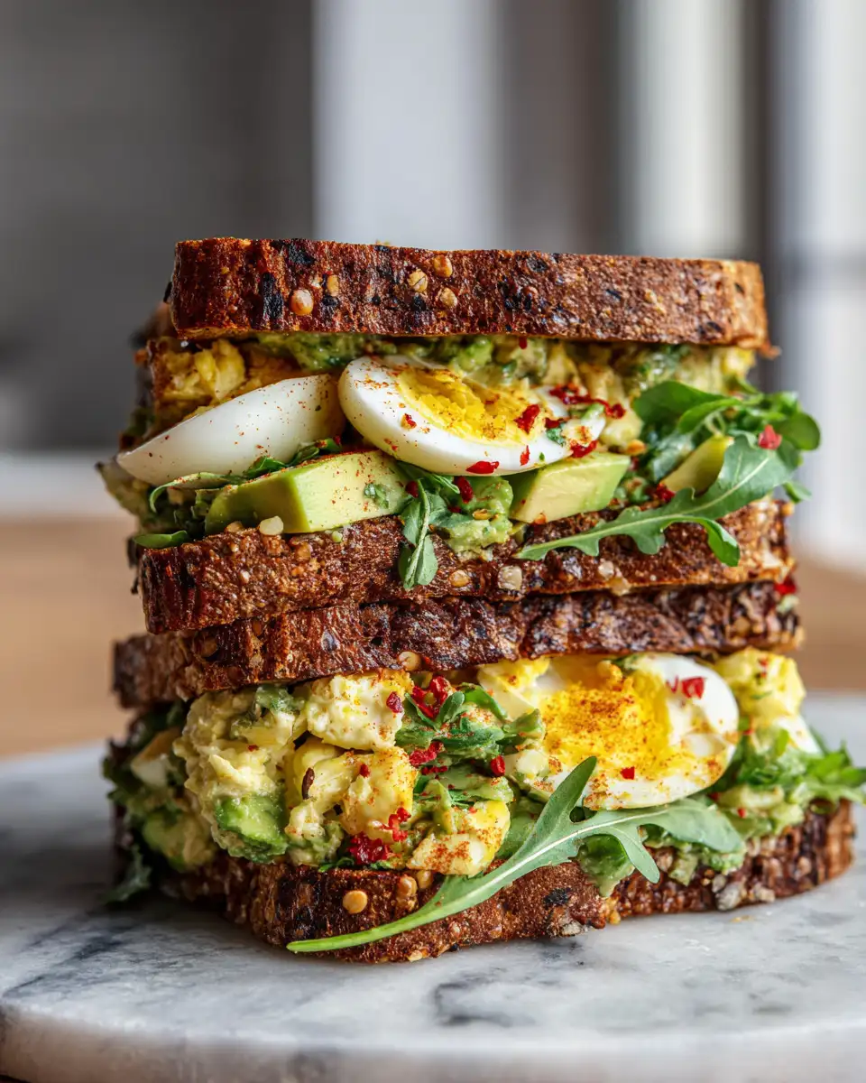 The Ultimate Avocado Egg Crunch Sandwich Experience 6 Final dish - The Ultimate Avocado Egg Crunch Sandwich Experience