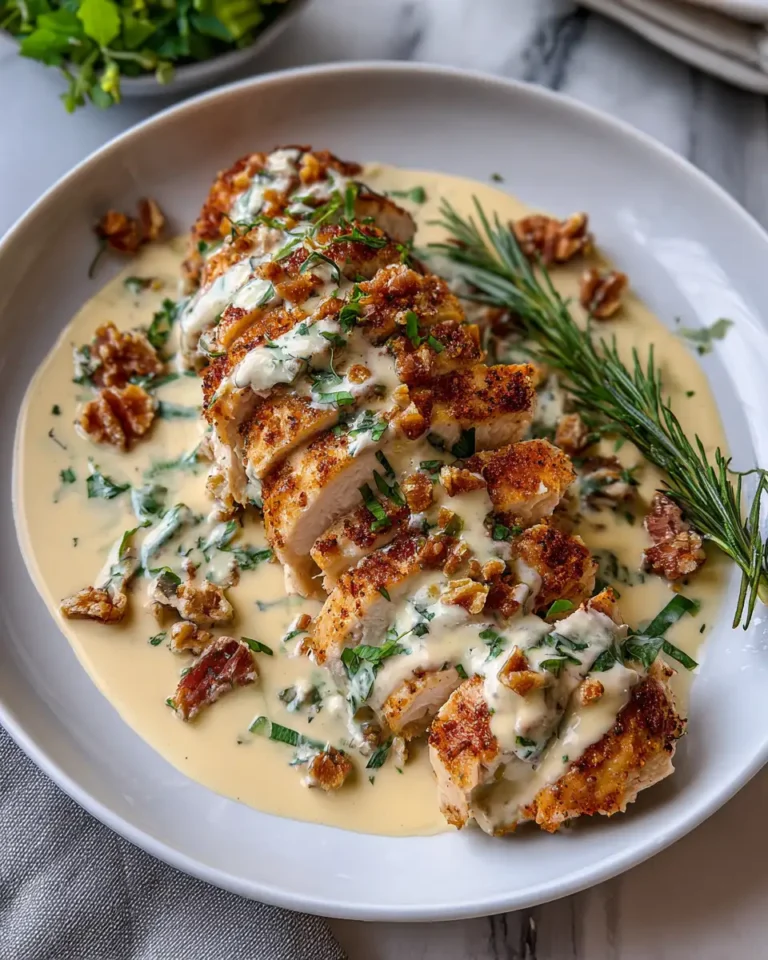 Irresistibly Delicious Baked Caesar Chicken with Creamy Sauce - Featured Image
