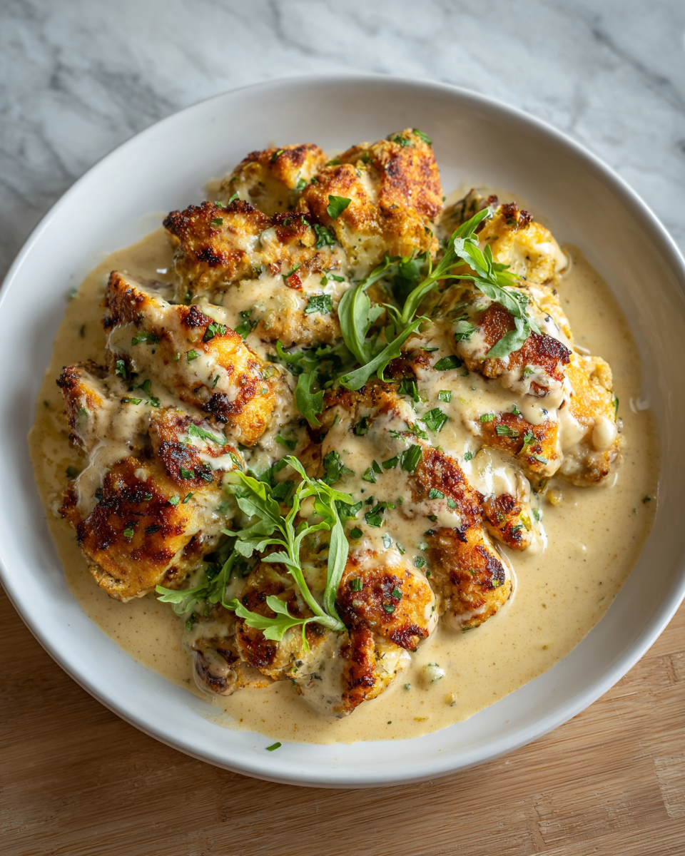 Irresistible Baked Caesar Chicken with Creamy Sauce for Dinner Delight
