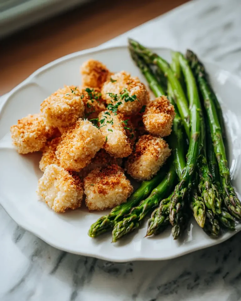 Savor the Flavor: Baked Chicken Bites with Asparagus Delight - Featured Image