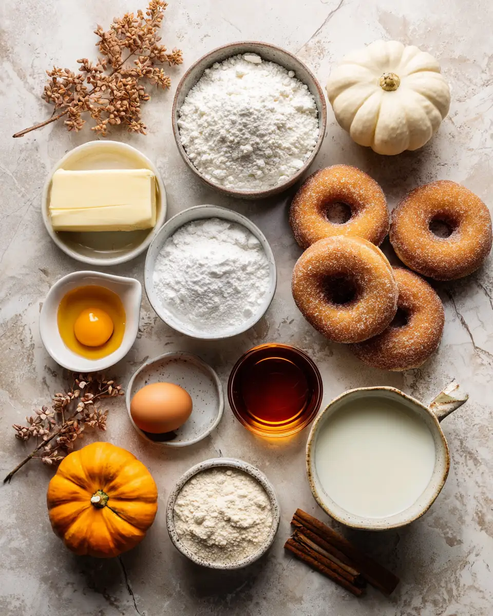Ingredients for Indulge in Autumn Bliss with Heavenly Baked Maple Donut Bars