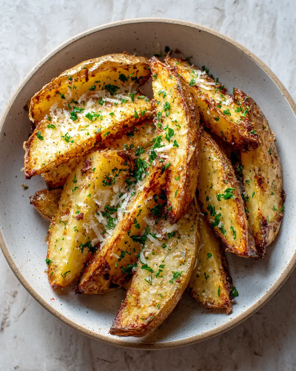 Ingredients for Crispy and Flavorful: Baked Parmesan Ranch Potato Wedges Delight