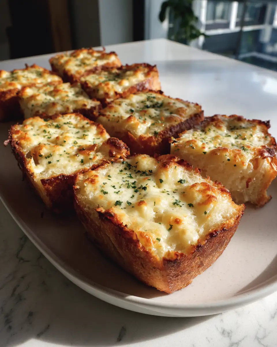 Irresistibly Cheesy Garlic Bread: Your New Favorite Baked Tray Delight - Featured Image