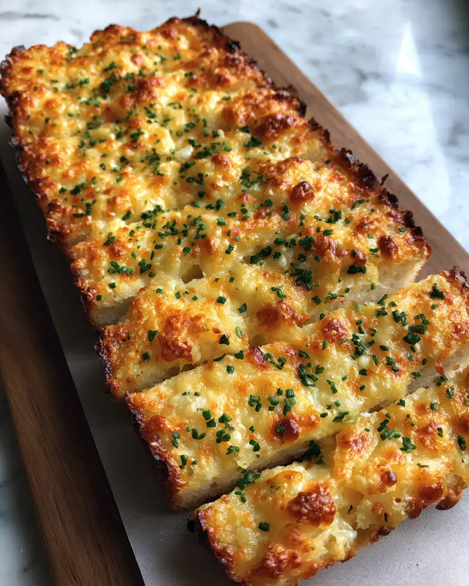 Irresistibly Cheesy Garlic Bread: Your New Favorite Baked Tray Delight 6 Final dish - Irresistibly Cheesy Garlic Bread: Your New Favorite Baked Tray Delight