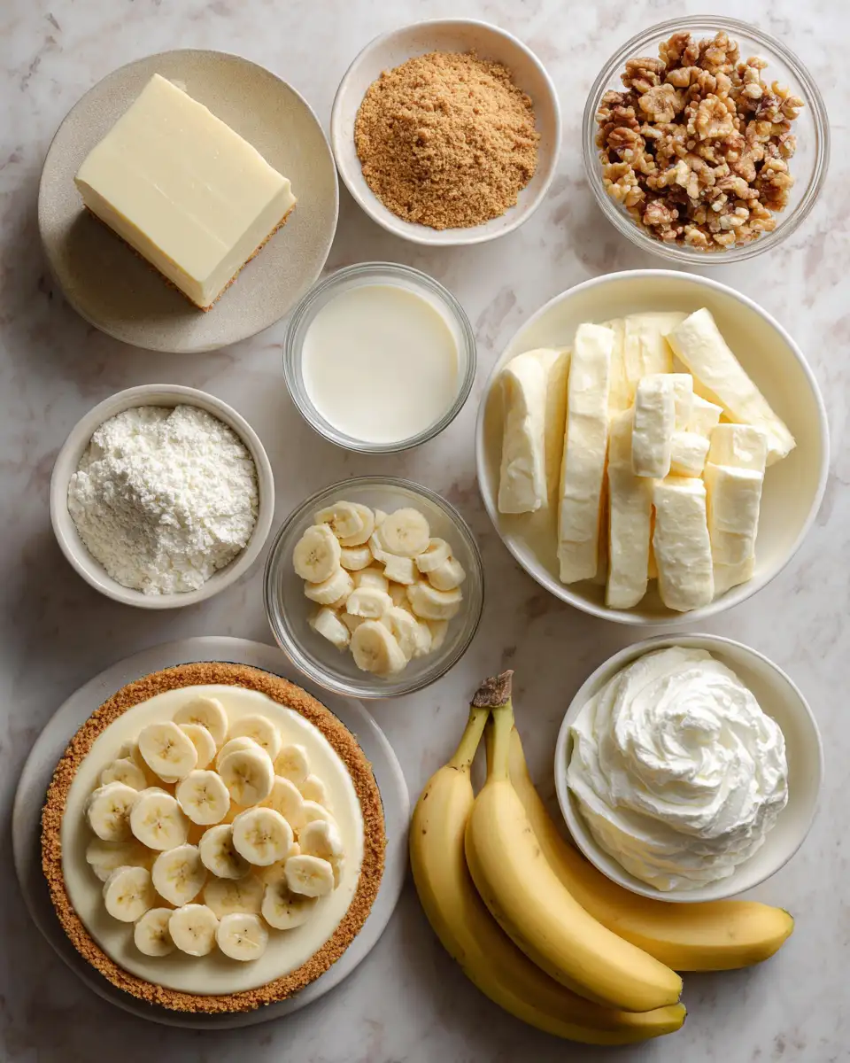 Ingredients for Decadent Delight: Discover the Ultimate Banana Pudding Cheesecake Recipe